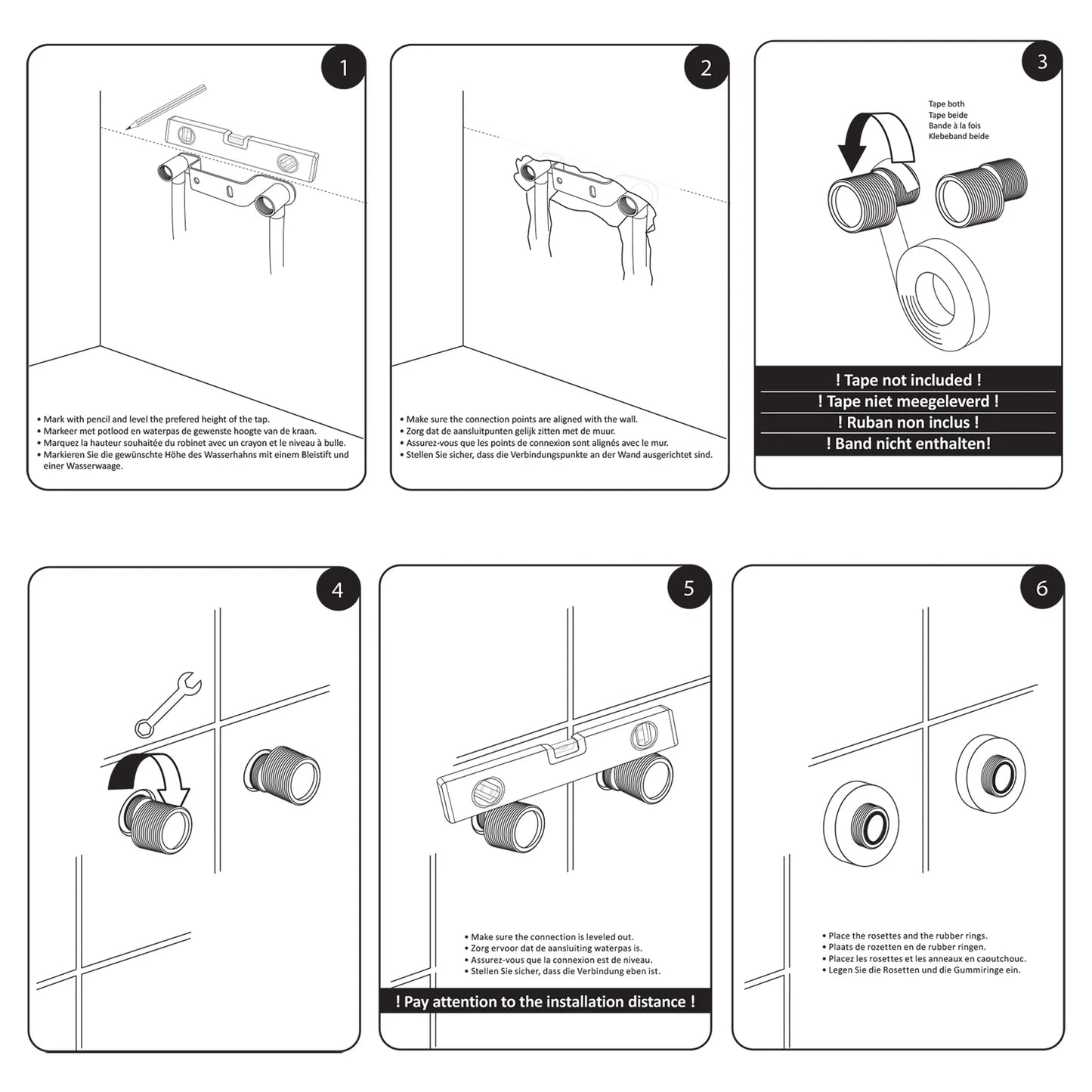 SaniSupreme® Differnz Thermoline Doucheset Regendouche Thermostaat mat zwart Sanisupreme