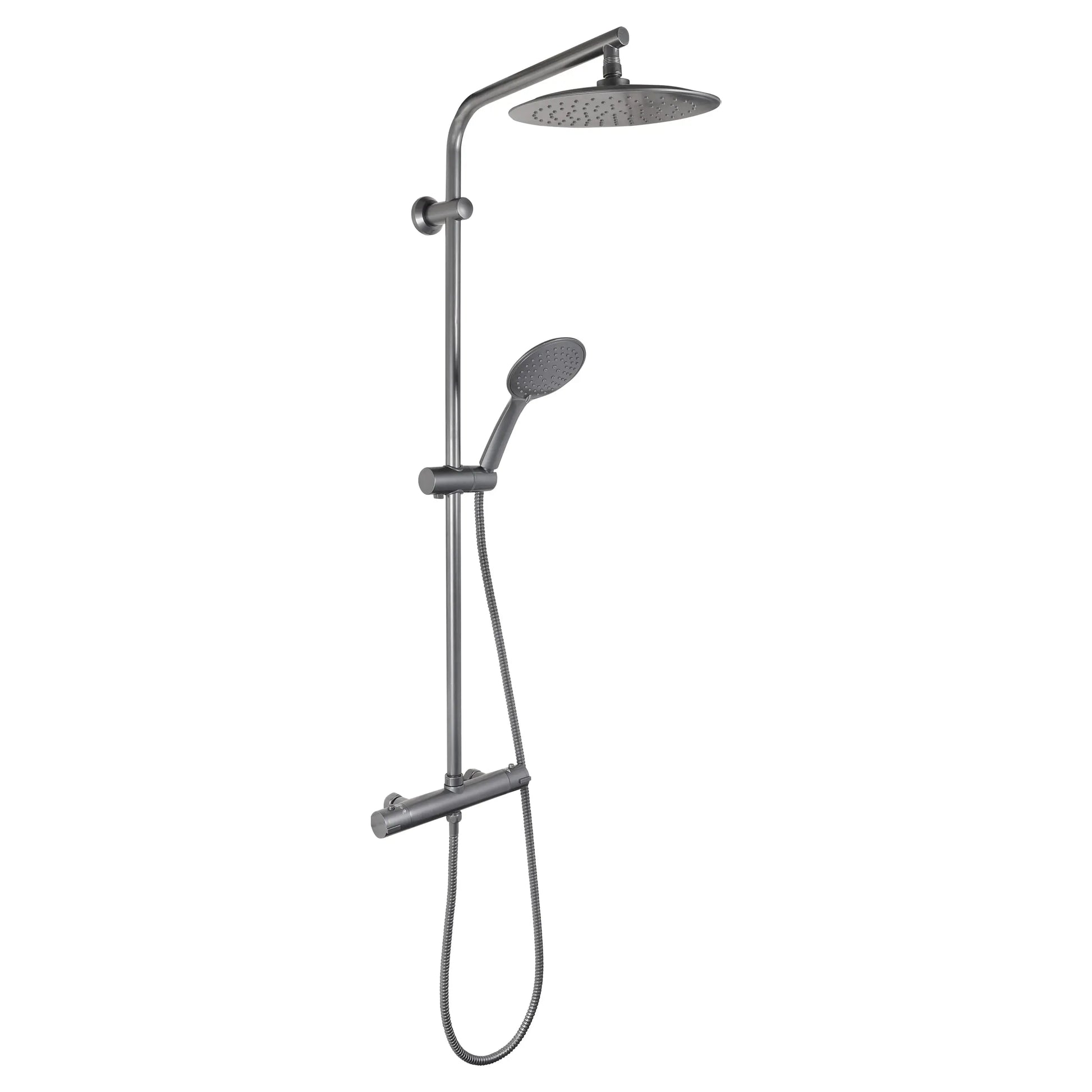 SaniSupreme® Differnz Thermoline Doucheset Regendouche Thermostaat Gun metal Sanisupreme