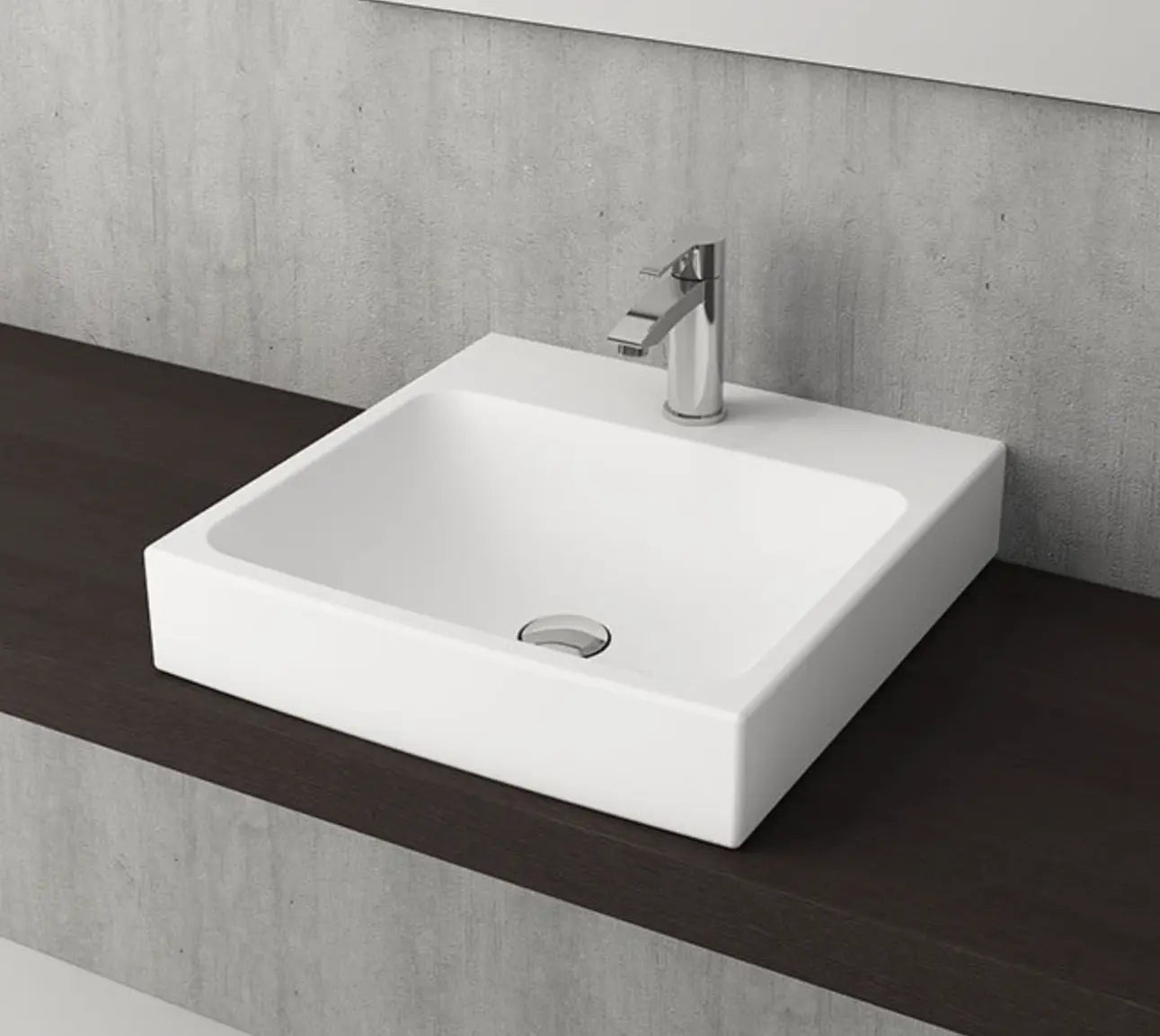 SaniSupreme Waskom Creavit Bocchi Superior Mat Wit 48 cm. Sanisupreme