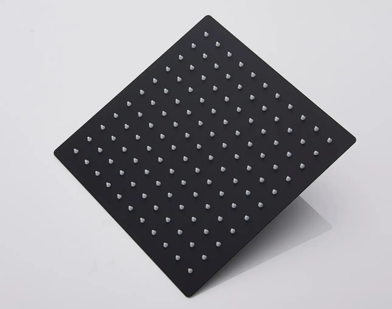 SaniSupreme Doucheset Bolivia Premium 10 inch 25 cm. regendouche vierkant 2-weg zwart inbouw Sanisupreme