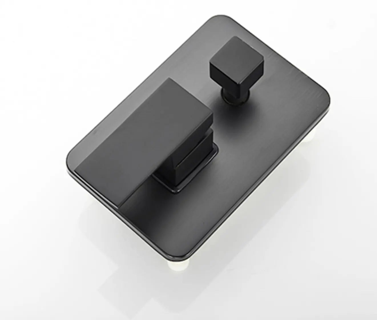 SaniSupreme Doucheset Bolivia Premium 10 inch 25 cm. regendouche vierkant 2-weg zwart inbouw Sanisupreme