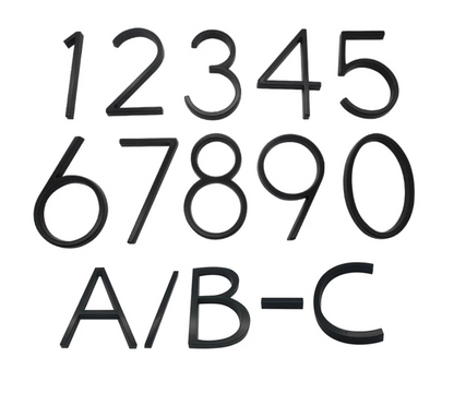 SaniSupreme Design Huisnummers en Letters