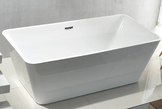 AKTIE SaniSupreme Aloni vrijstaand bad Quadro acryl 180 x 80 cm wit glans