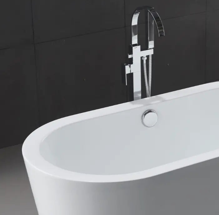 AKTIE SaniSupreme Aloni vrijstaand bad Rondo acryl 160 x 75 x 60 cm. ovaal glans finish