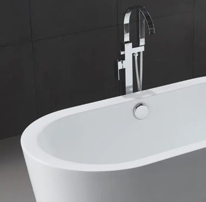 AKTIE SaniSupreme Aloni vrijstaand bad Rondo acryl 160 x 75 x 60 cm. ovaal glans finish