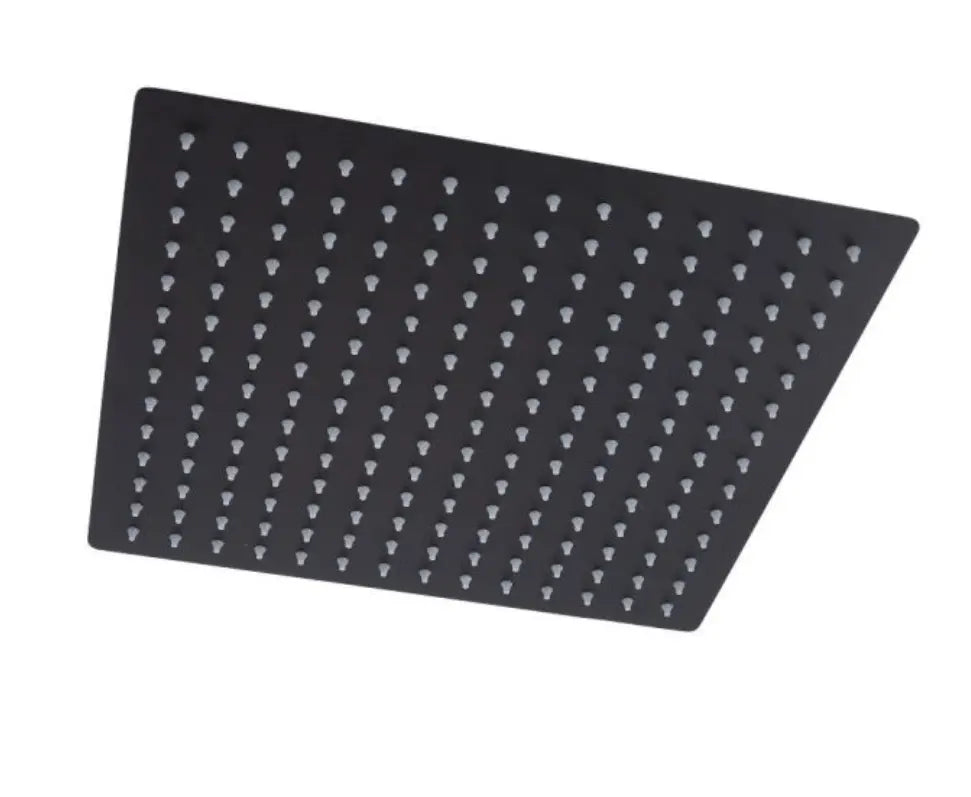 AKTIE SaniSupreme BlackLine Regendouche kop Hoofddouche mat zwart vierkant 40 cm 16 inch