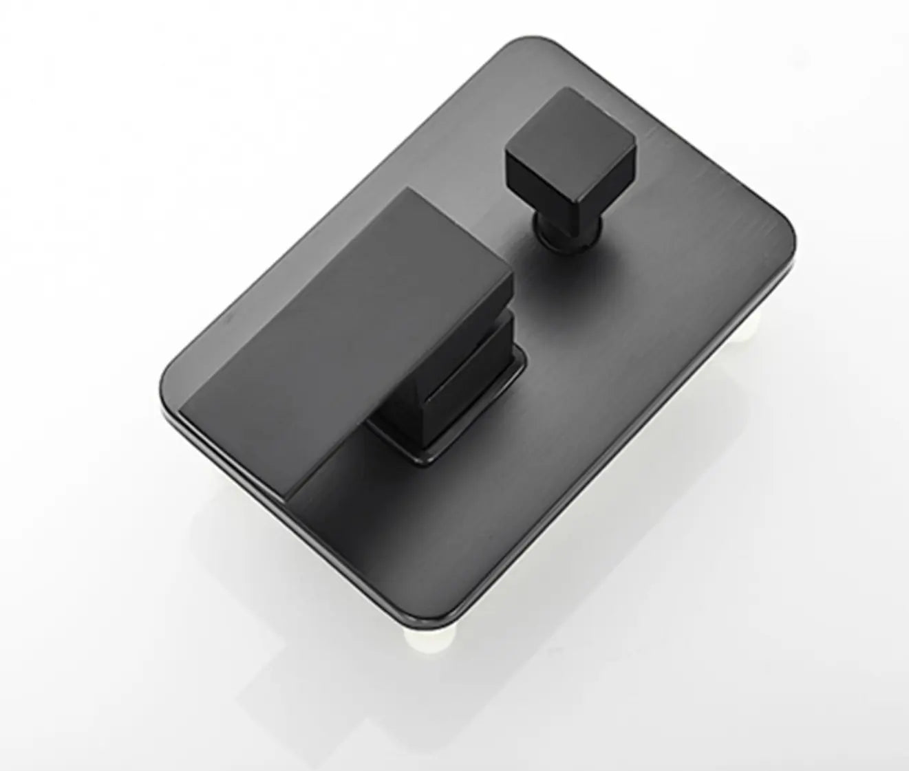 AKTIE SaniSupreme Doucheset Costa Rica 30 cm. regendouche vierkant 2 - weg zwart inbouw