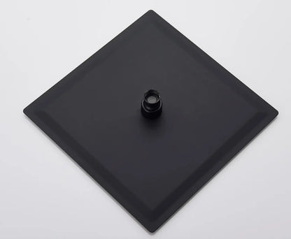 AKTIE SaniSupreme Doucheset Costa Rica 30 cm. regendouche vierkant 2 - weg zwart inbouw