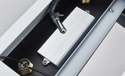 AKTIE SaniSupreme® SmartPulse Plafond LED Remote Regendouche Inbouw La Paz 50 x 36 cm zwart