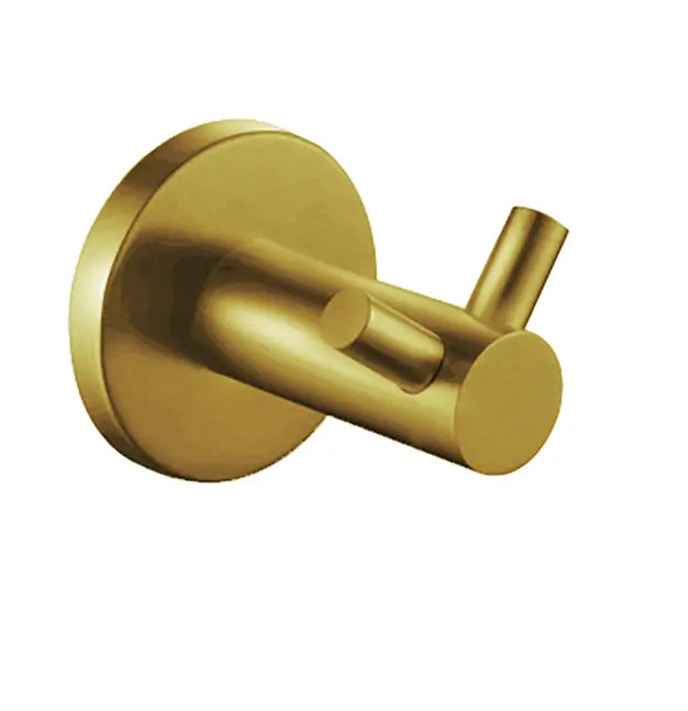 Aloni handdoekhaak goud geborsteld