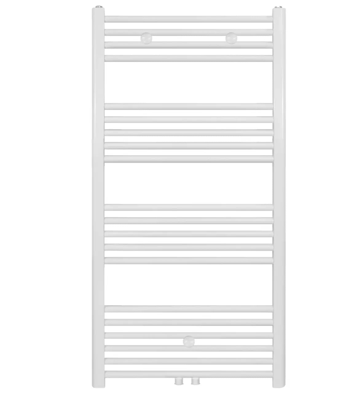 Badkamer Radiator Handdoekverwarming 1200 x 600 Mat Wit Geborsteld