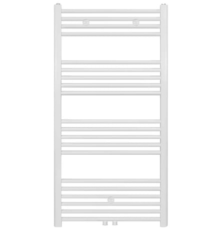 Badkamer Radiator Handdoekverwarming 1200 x 600 Mat Wit Geborsteld