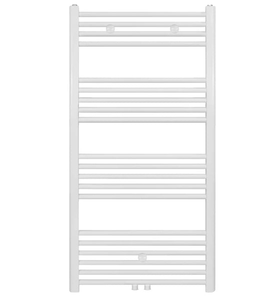 Badkamer Radiator Handdoekverwarming 1200 x 600 Mat Wit Geborsteld