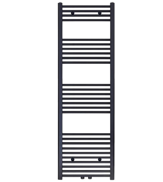Badkamer Radiator Handdoekverwarming 1600 x 500 Blackline mat zwart