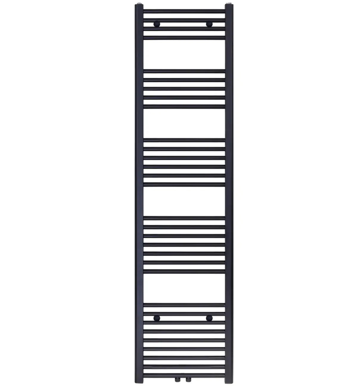 Badkamer Radiator Handdoekverwarming 1800 x 400 Blackline mat zwart