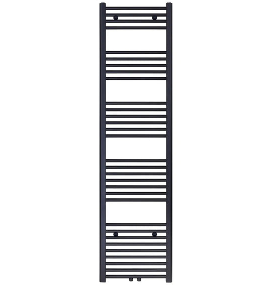Badkamer Radiator Handdoekverwarming 1800 x 400 Blackline mat zwart