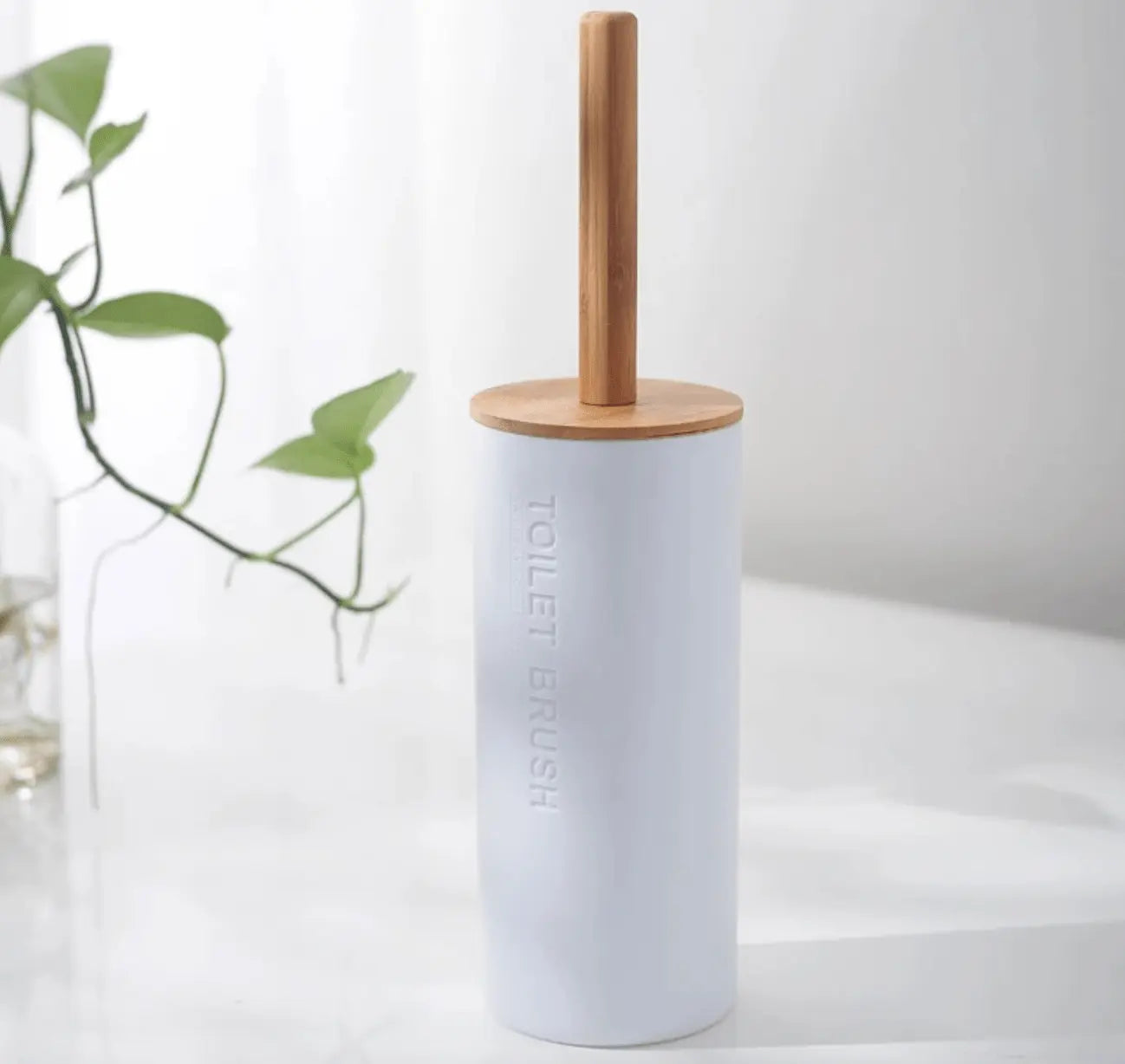 Badkamerset 6 Delig - Toiletaccessoires Set - Zeeppompje - Tandenborstelhouder - Zeepschaal - Beker - Toiletborstel - Wit