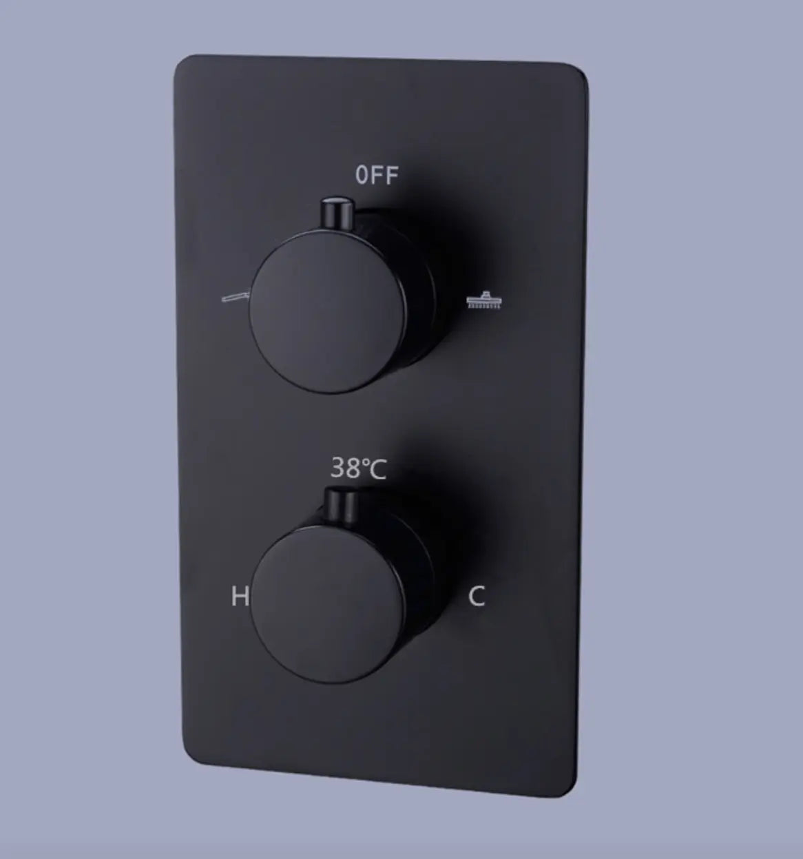 BESTE KEUS: SaniSupreme® Inbouw Doucheset Malaga Blackline Premium Plus 2 weg 12 inch regendouche rond - rechthoek mat zwart