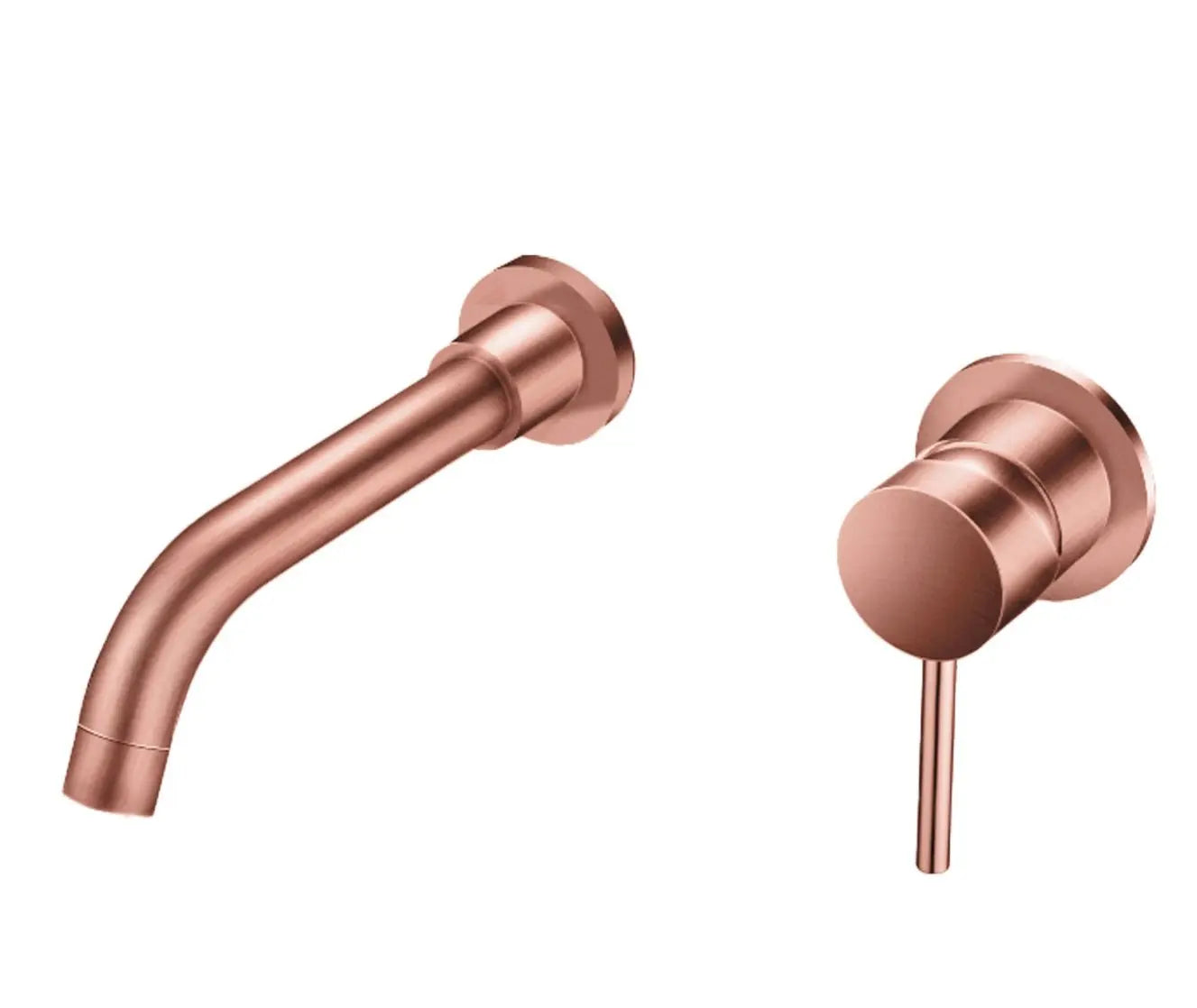 Creavit Aloni inbouw wastafelkraan mengkraan keramisch geborsteld koper