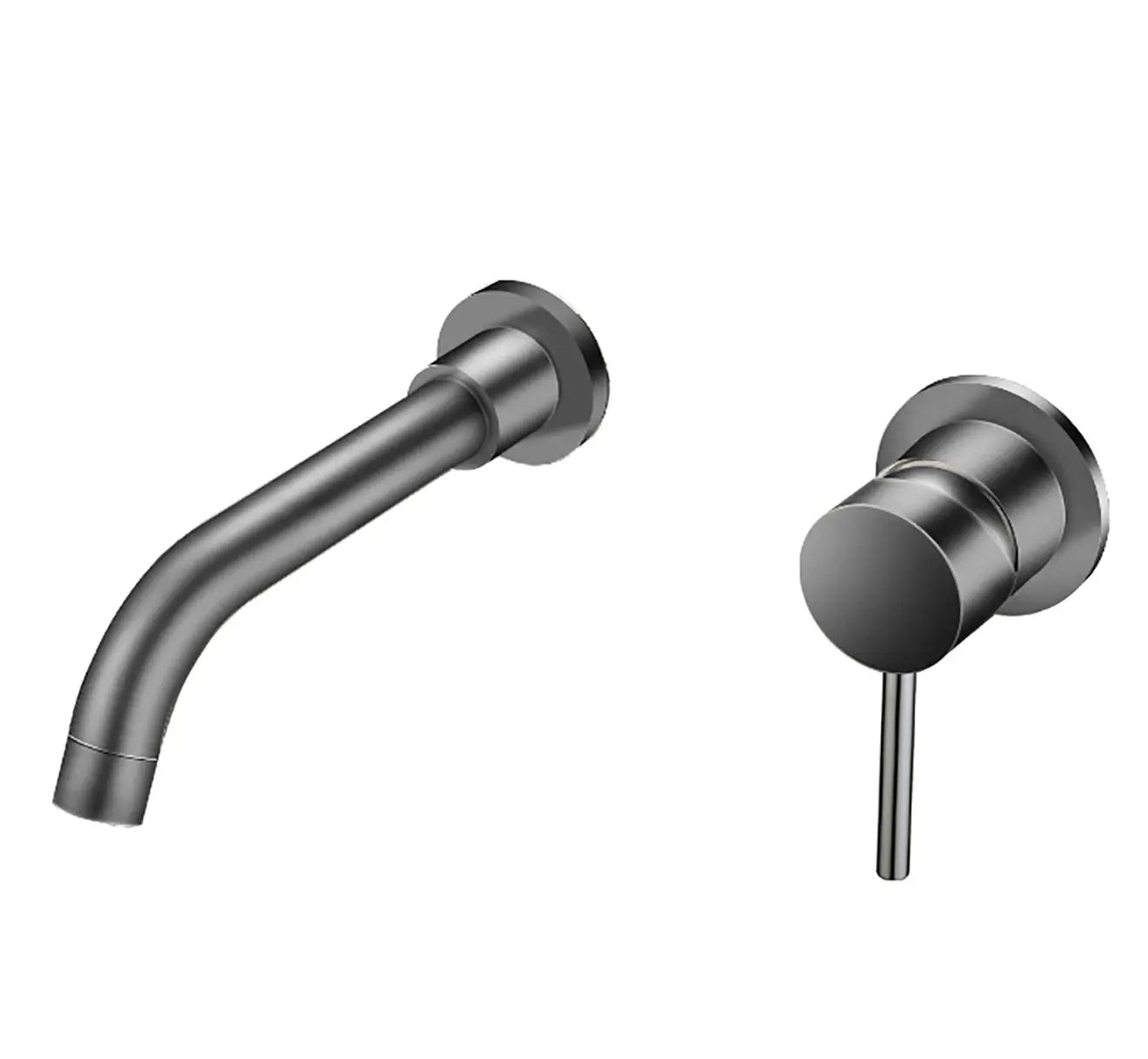 Creavit Aloni inbouw wastafelkraan mengkraan keramisch gunmetal