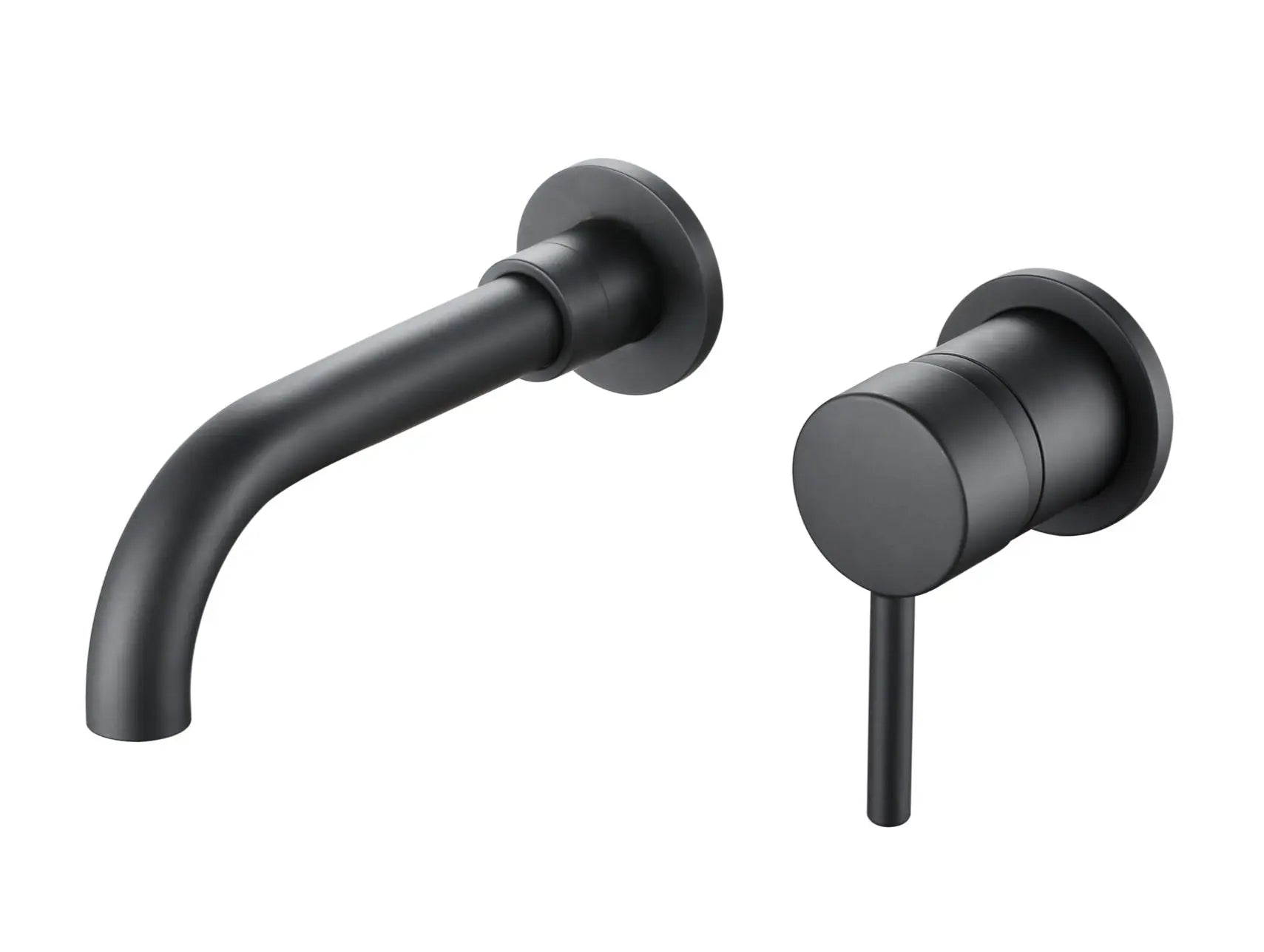 Creavit Aloni inbouw wastafelkraan mengkraan keramisch mat - zwart