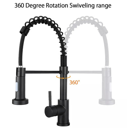 Creavit Aloni thermostatische keukenkraan met Sproeikop Chroom