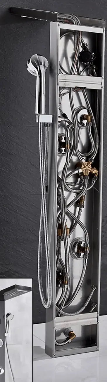 Douchepaneel Regendouche SaniSupreme® Palermo LCD Premium Goud Brushed