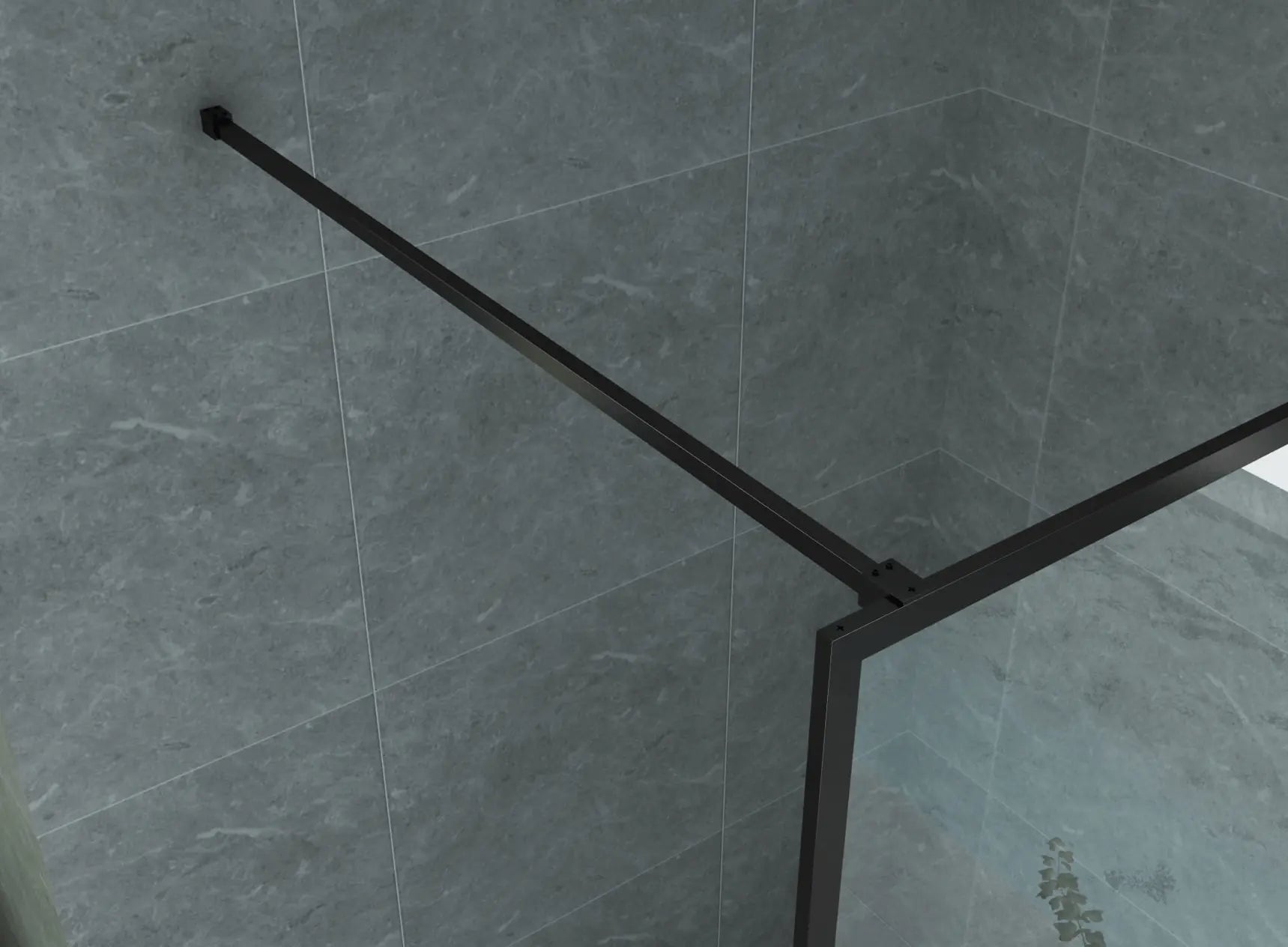 Ben Moon Walk-In Douchewand 120x200 cm RVS Grijs Glas Ben Moon Walk-In Douchewand 120x200 cm RVS Grijs Glas