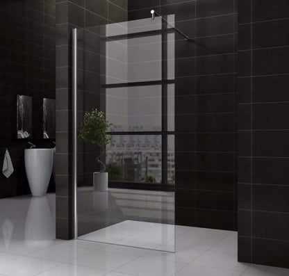 Douchewand Sanisupreme ChromeLine Series 90X200 CM Veiligheidsglas 8 MM Chroom Vlak