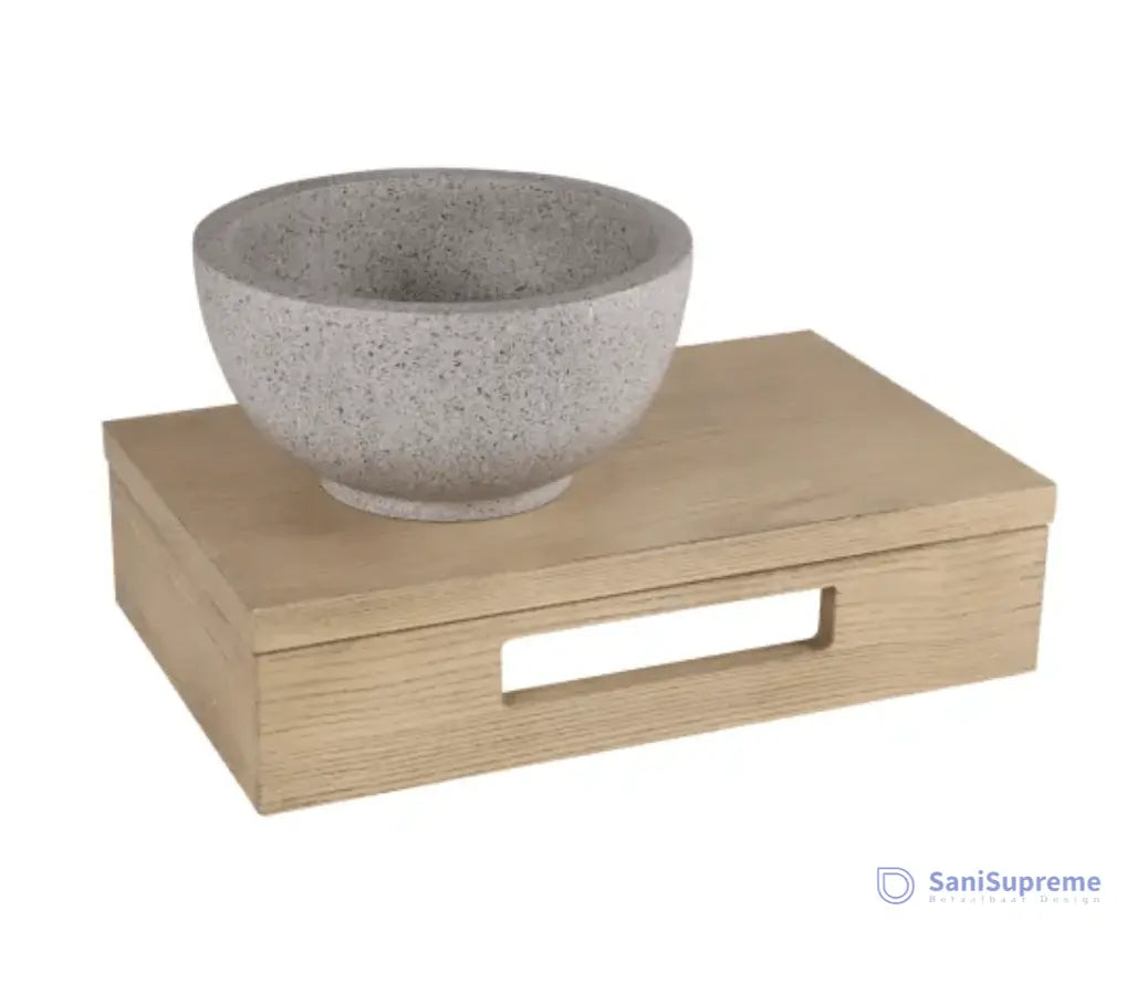 Fonteinplank Differnz Hout 40x25x10cm Licht eiken gratis verzending