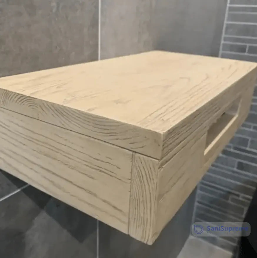 Fonteinplank Differnz Hout 40x25x10cm Licht eiken gratis verzending