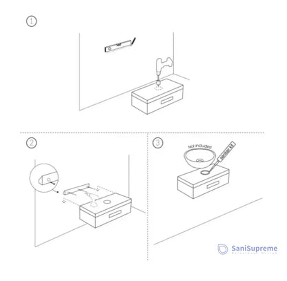 Fonteinplank Differnz Hout 40x25x10cm Licht eiken gratis verzending