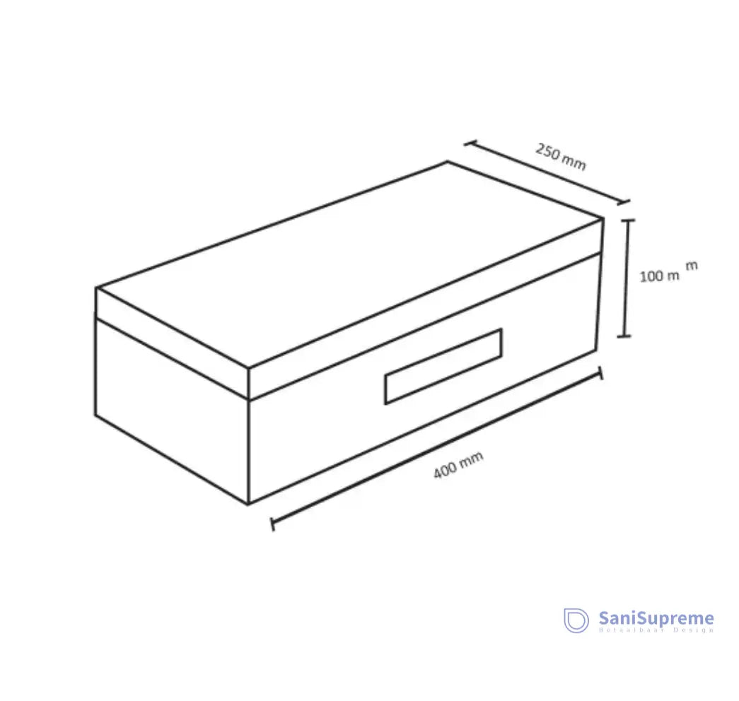 Fonteinplank Differnz Hout 40x25x10cm Licht eiken gratis verzending