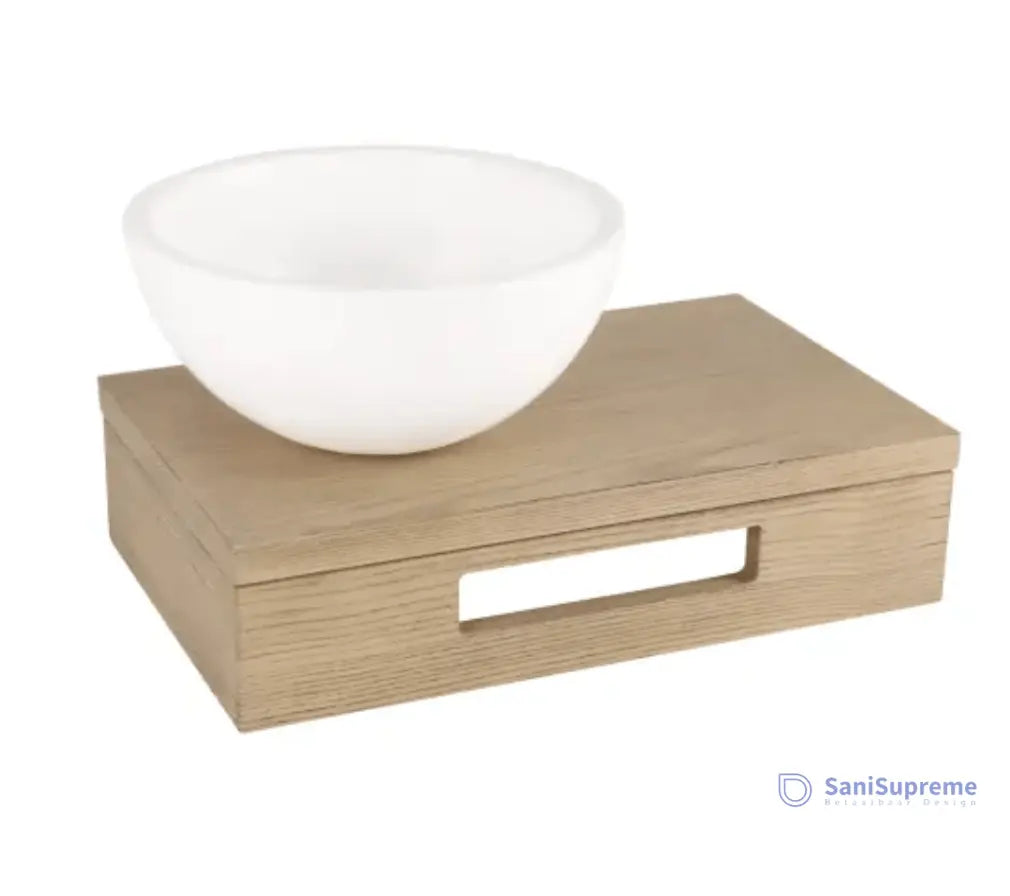 Fonteinplank Differnz Hout 40x25x10cm Licht eiken gratis verzending