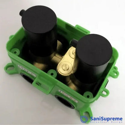 Inbouw Doucheset Washington Premium 3 weg Doucheset 8 inch regendouche rond mat zwart