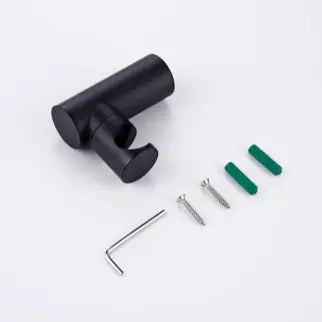 Messing Ophangbeugel voor handdouche mat zwart