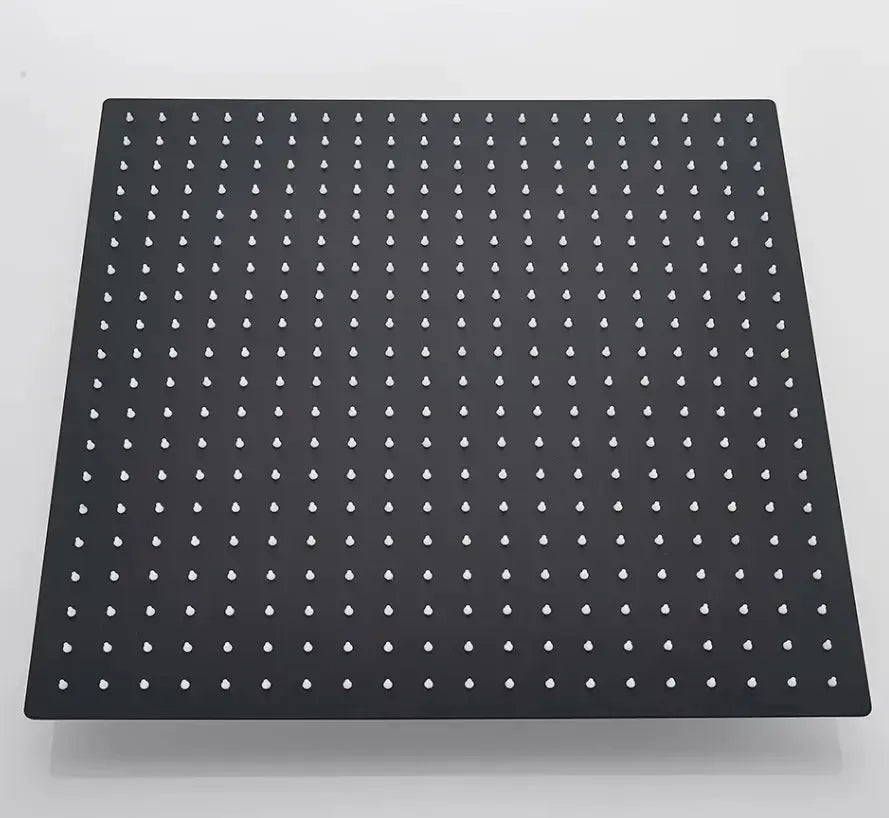 PRIJSKNALLER SaniSupreme Doucheset Manhattan Premium Wellness LCD 50 cm plafond regendouche met inbouw muurjets zwart inbouw