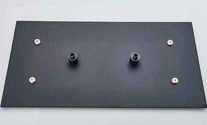 PROMO SaniSupreme®SmartPulse Plafond Thermostatische Doucheset Alicante 3 weg 40x80 cm regendouche mat zwart