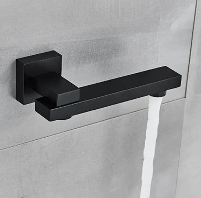 PROMO SaniSupreme®SmartPulse Plafond Thermostatische Doucheset Alicante 3 weg 40x80 cm regendouche mat zwart