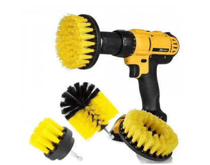 SaniSupreme® 4 Delige Schoonmaak Borstelset voor in de Boormachine