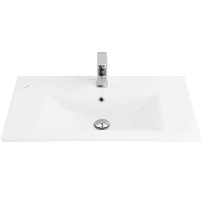 SaniSupreme® Aloni Badmeubel Sally 60cm mat Wit keramische wastafel wit