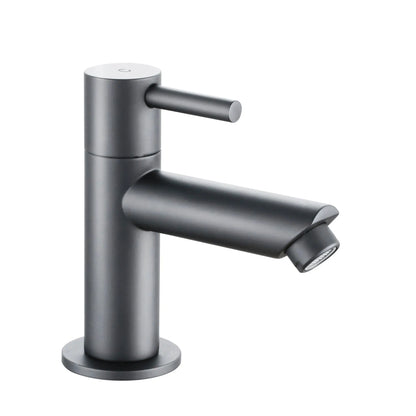 SaniSupreme Aloni koudwater kraan fonteinkraan toilet Gunmetal Grijs