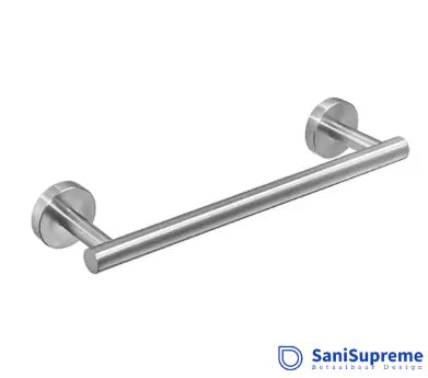 SaniSupreme Badkamer handdoek rek RVS brushed rond 50 cm.