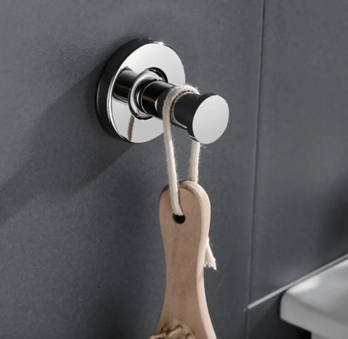 SaniSupreme Badkamer handdoekhaak Yosemite chroom