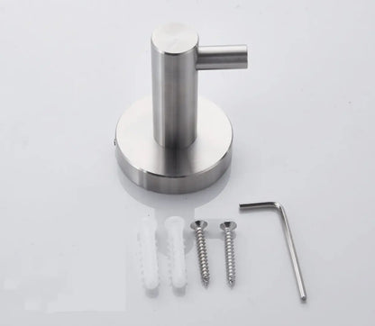 SaniSupreme Badkamer handdoekhaak Yosemite type A nikkel brushed per set van 2