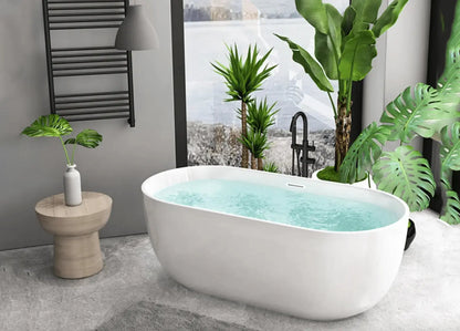 SaniSupreme Badkraan AquaVario® Gunmetal vrijstaand model met handdouche Gunmetal