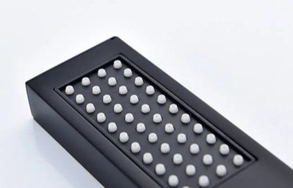 SaniSupreme Badkraan San Marino bad inbouw - opbouw mengkraan model met handdouche mat zwart