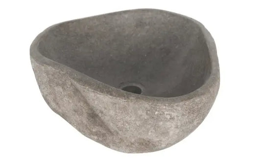 Sanisupreme Bangkok waskom 40x50cm riviersteen grijs