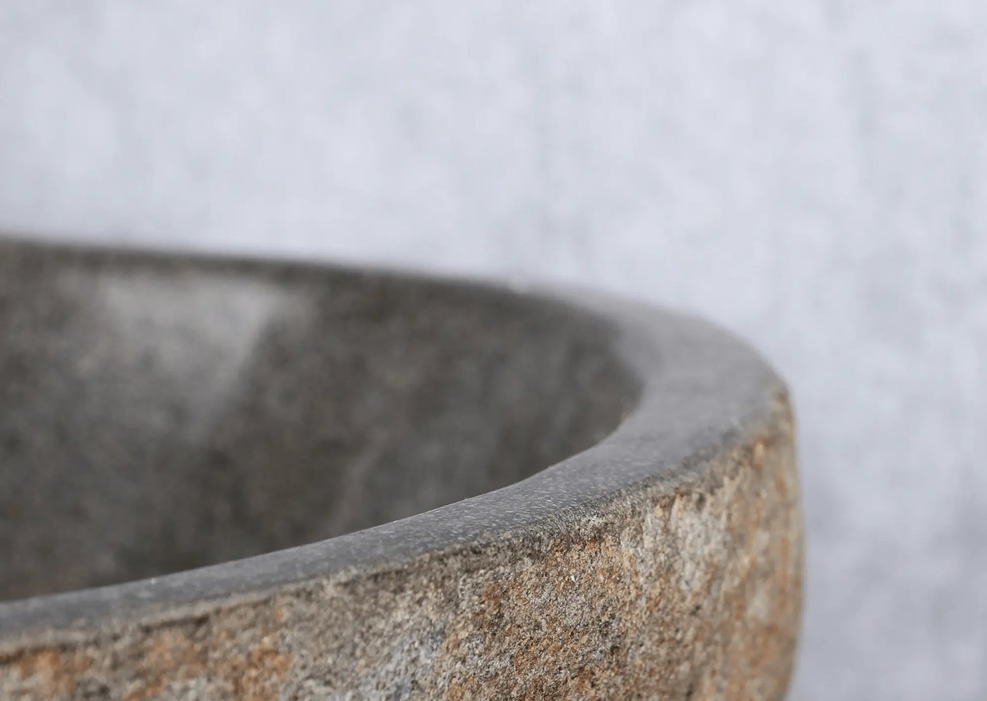 Sanisupreme Bangkok waskom 40x50cm riviersteen grijs Set van 2