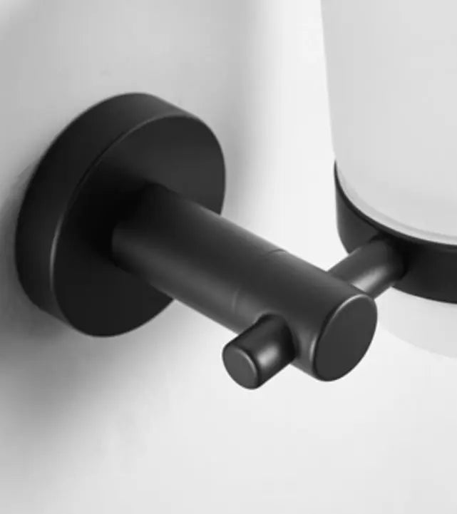 SaniSupreme Bekerhouder Yosemite mat glas mat zwart